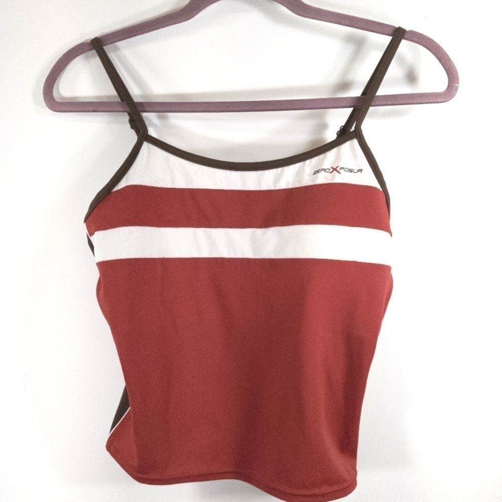 ZeroXposur Tankini Swim/Athletic Top Size 12